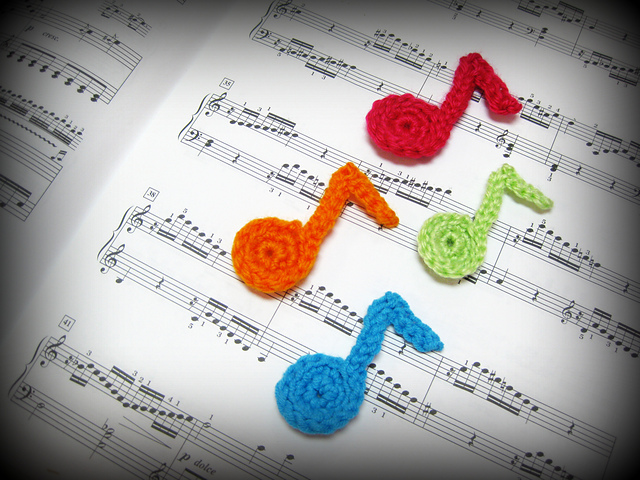 Crochet Musical Note Tutorial