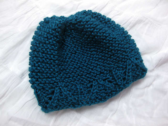 Garter Stitch Baby Hat