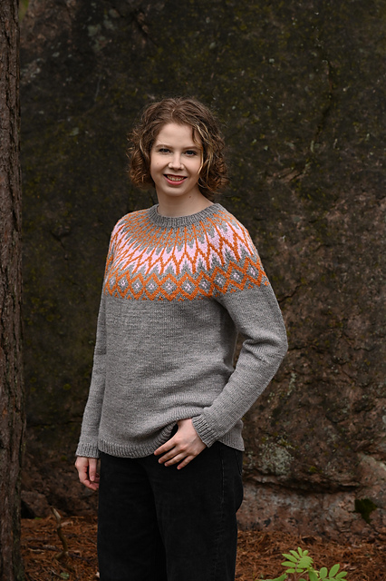 Aurora kirjoneulepusero