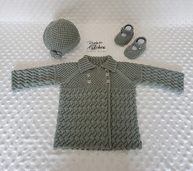 Ravelry: Brynn Coat Set in DK pattern by Nicola Vaughan 