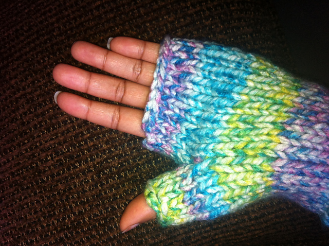 Quick Fingerless Gloves
