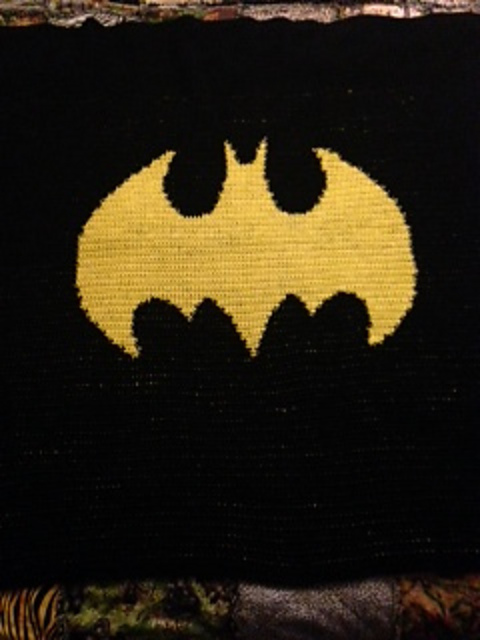 Batman Inspired Afghan
