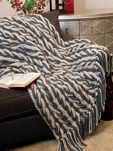 Braided Vines Afghan