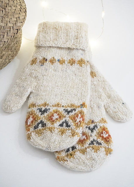 Gingerbread House Mittens