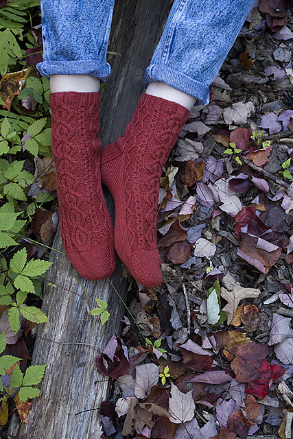 Autumn Ember socks