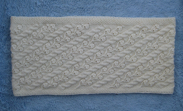 Cowl Frozen Leaves