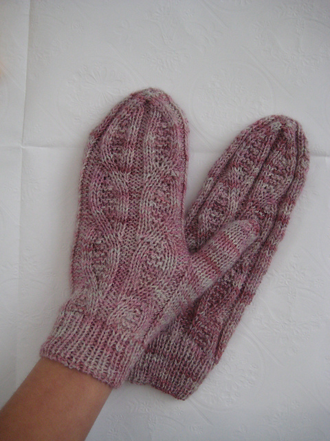 Mittens Double helix Adult size