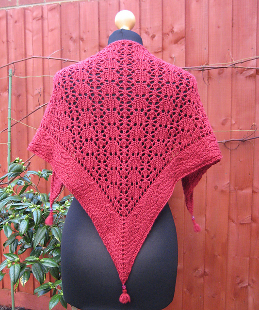 Shawl Cranberry