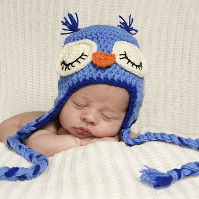 Babymütze Eule