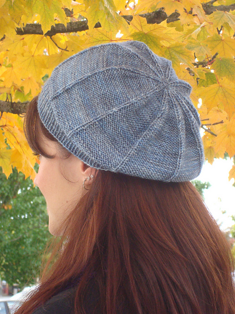 Reversible Sock Yarn Slouchy Cap