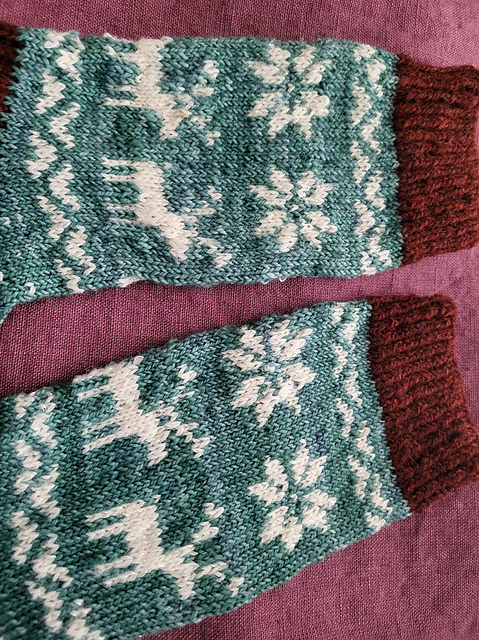 Scandinavian Christmas Socks