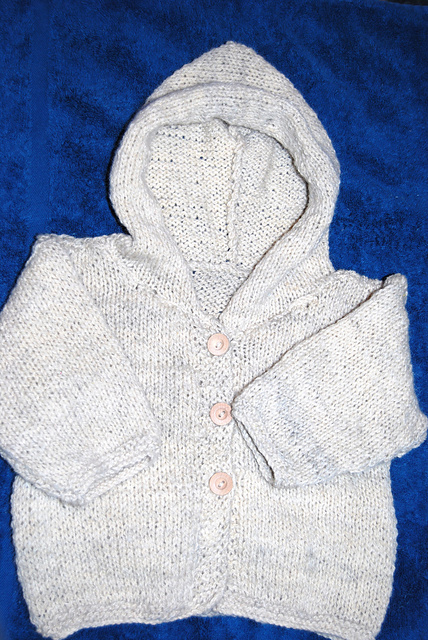 "Nutria" Hooded Baby Sweater
