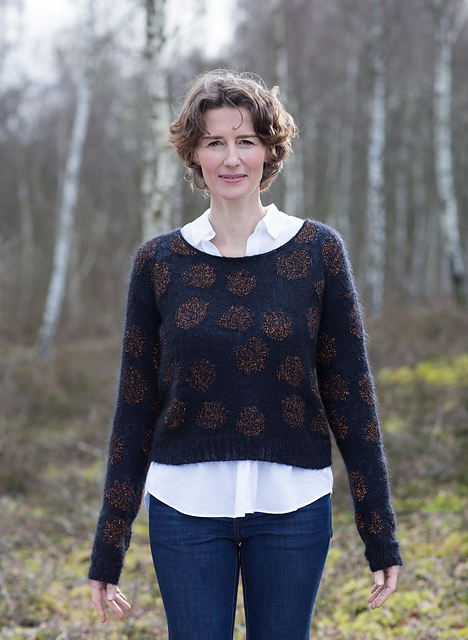 Pull fin jacquard / Fine intarsia sweater M0595