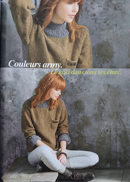 Pull bicolore et colorblock #045-T10-325