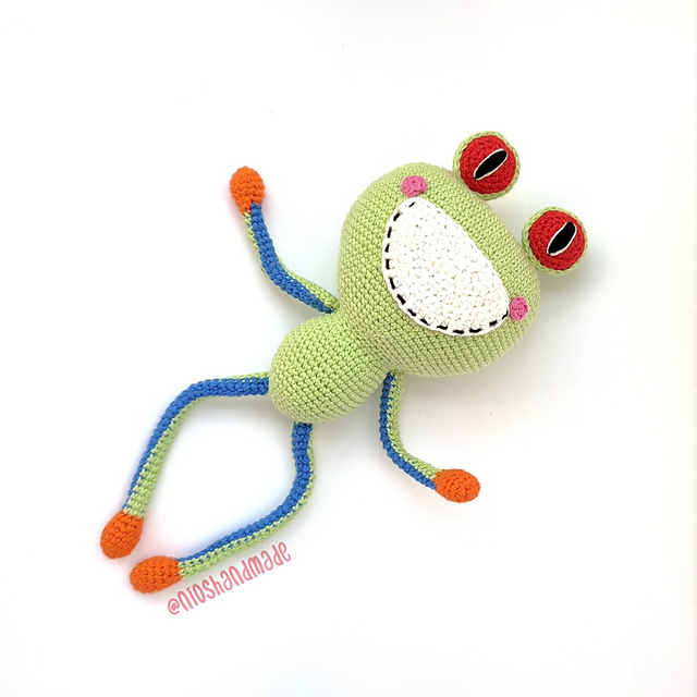 Julius the grinning frog