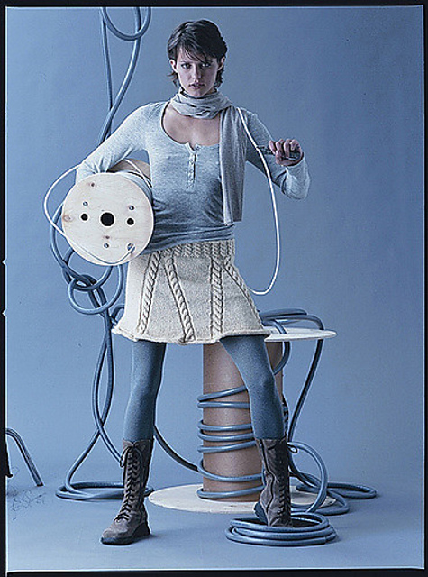 #02 Cabled Skirt