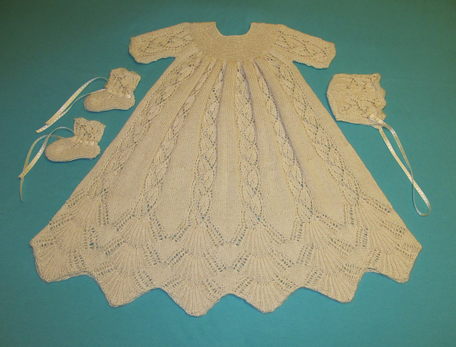 Dayflower Christening Gown Set