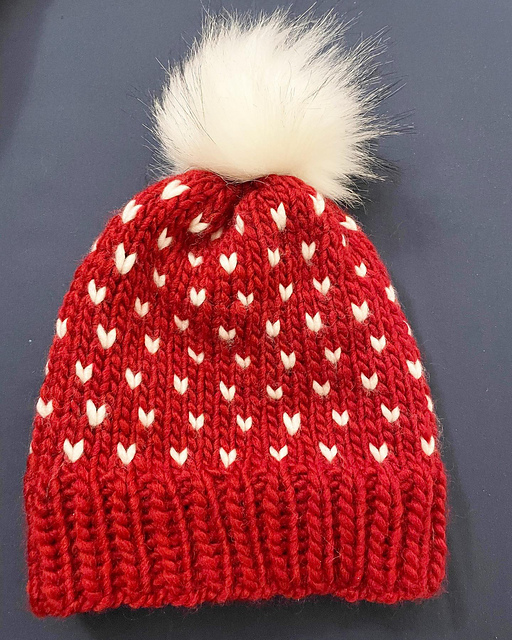 Sprinkled Hearts Hat