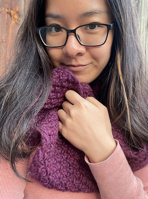 Plum Berry Infinity Scarf
