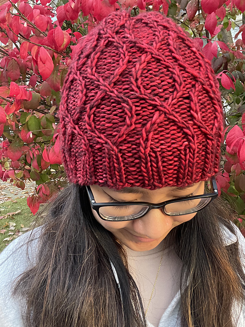 Trellis Beanie and Cowl