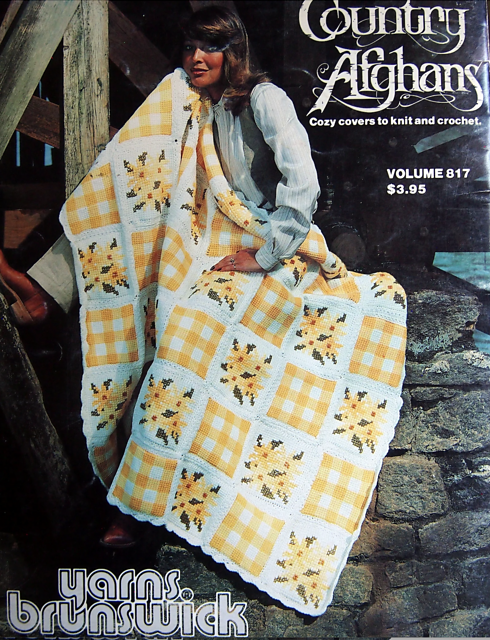 Gingham And Daisy Afghan