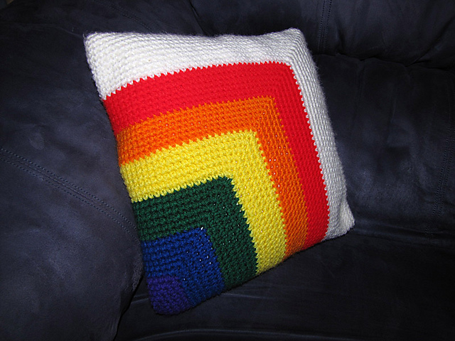 Rainbow Collection - Mitered Corner Pillow