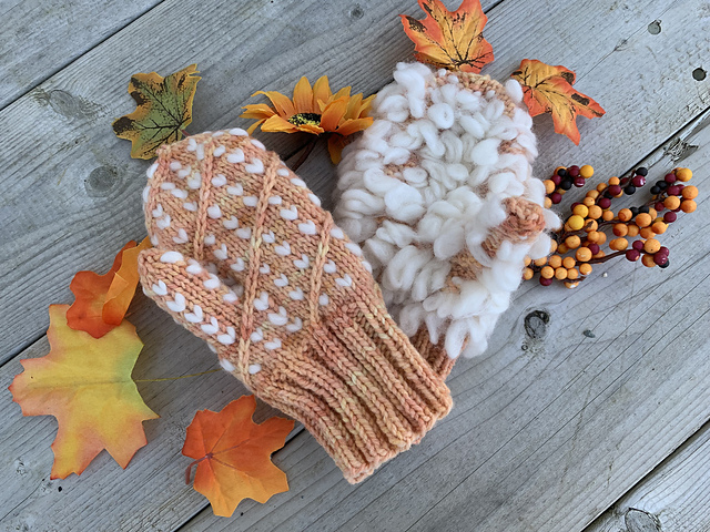 In a Twist Thrummed Mittens