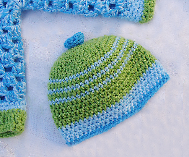 Striped Baby Hat