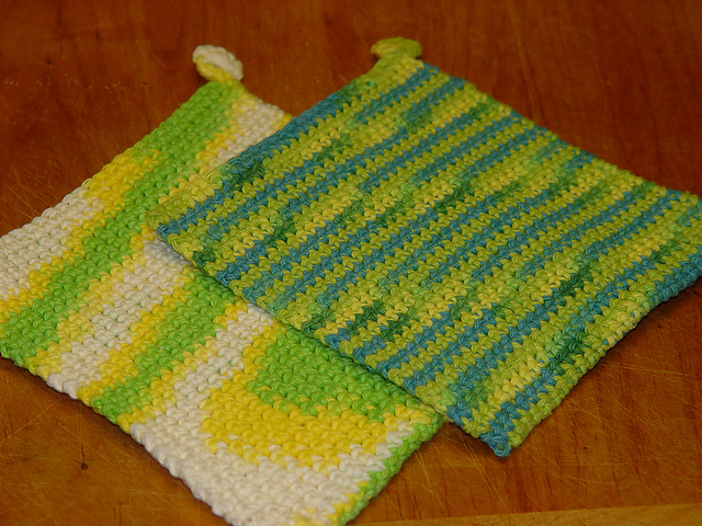 Thick, no sew potholder