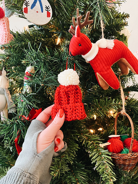 Mini Campfire Beanie Ornament