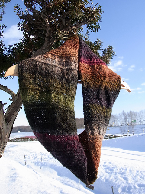 L. Patchwork Style Snood (パッチワーク風スヌード)