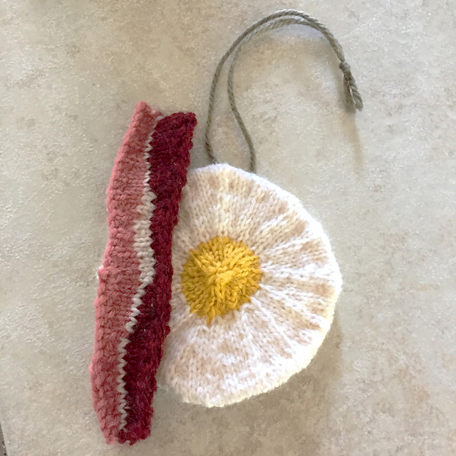 Bacon and Egg Ornament