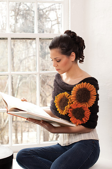 Sunflower Infinity Wrap