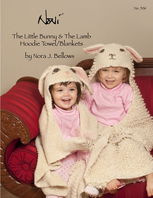 #506 Little Bunny & Lamb Hoodie Towel Blankets