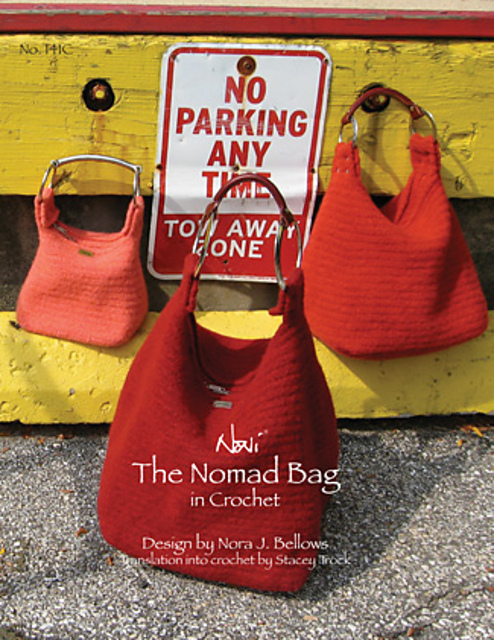 The Nomad Felted Bag in Crochet