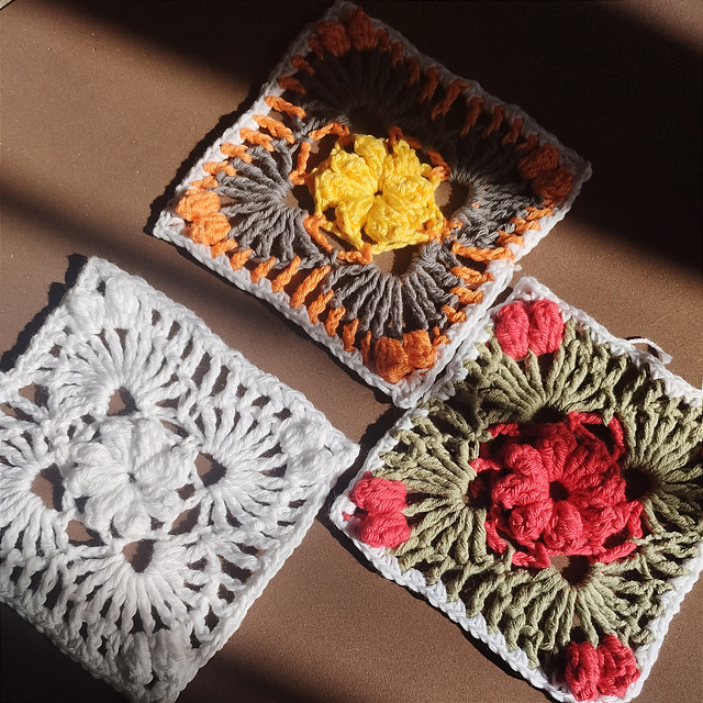 Spring Blossom granny square
