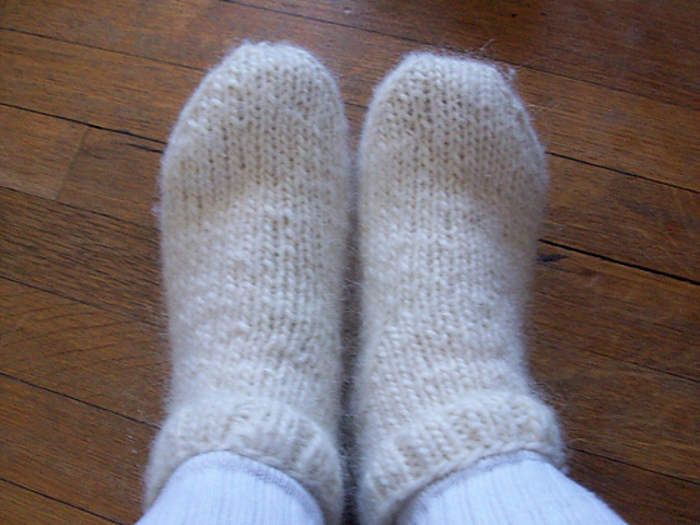 Nora's Slipper Socks!