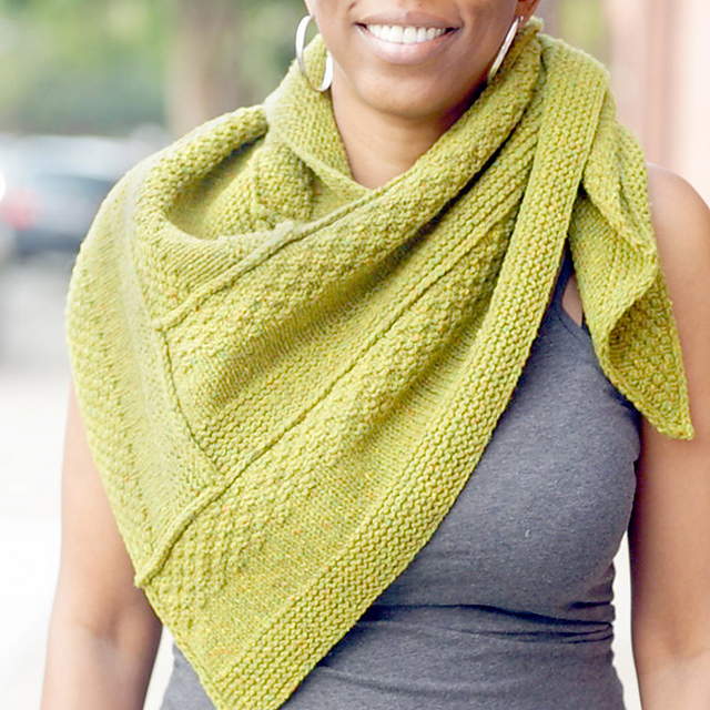 Log Cabin Shawl