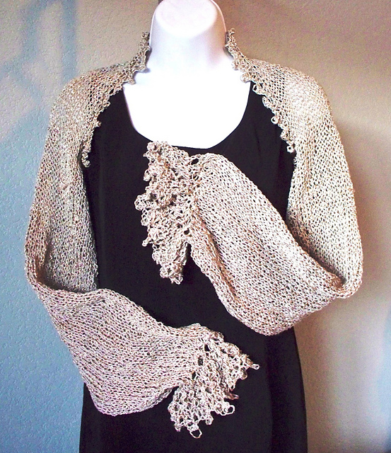 Mulberry Spring Silk Shrug