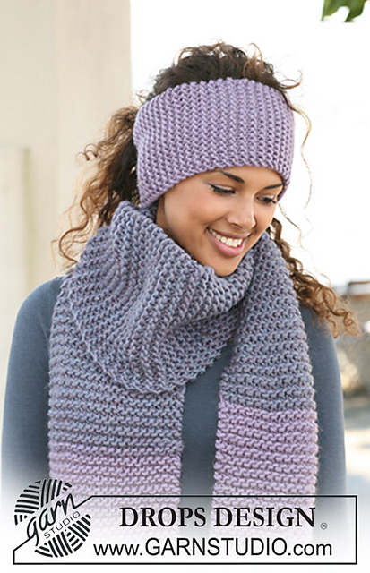126-18 a - Purple Stitches Headband
