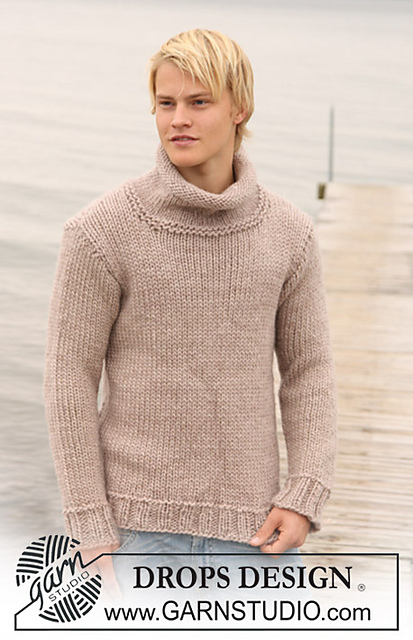 0-695 Gent sweater in stockinette st