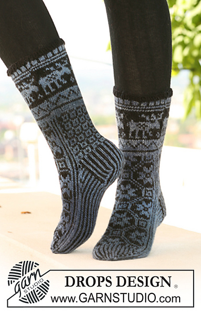 121-3 Moose Parade Socks