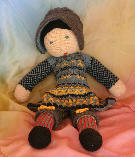 Grand-Mere Knitted Doll