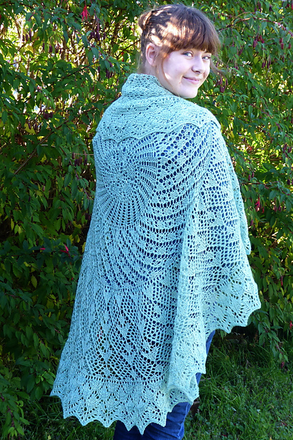 Miss American Pi Shawl