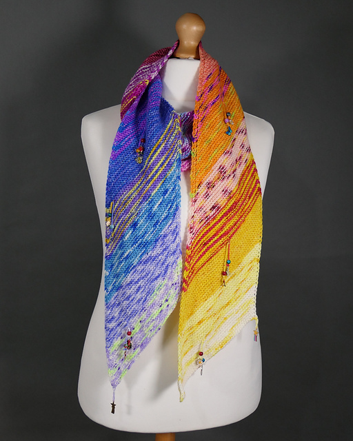Springtime Slanty Scarf