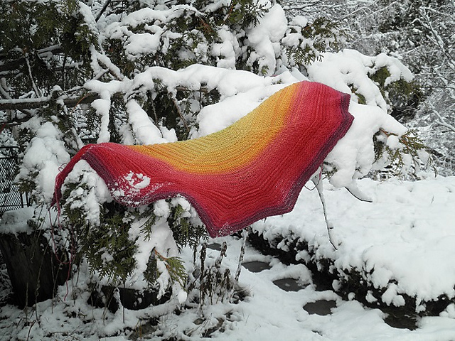 Sunburst on Double Garter