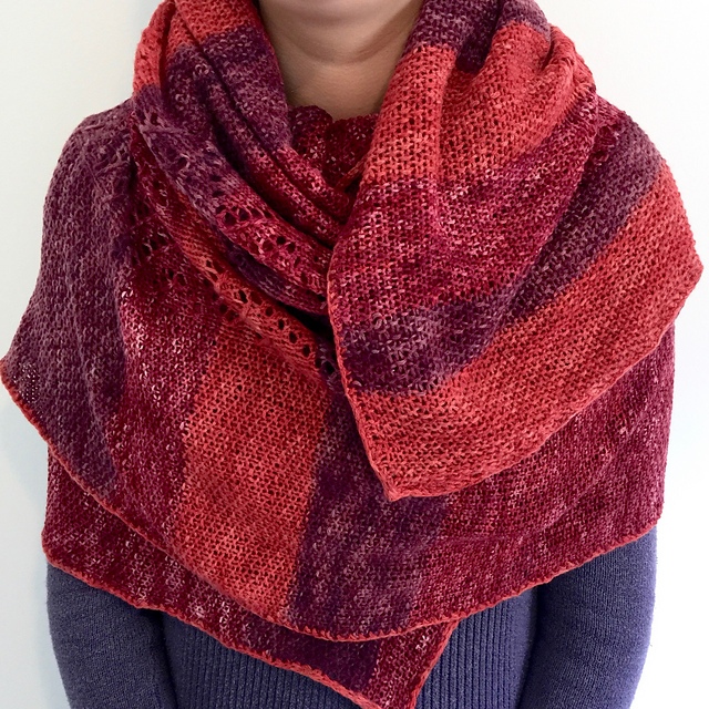 Winter Moss & Lace Wrap
