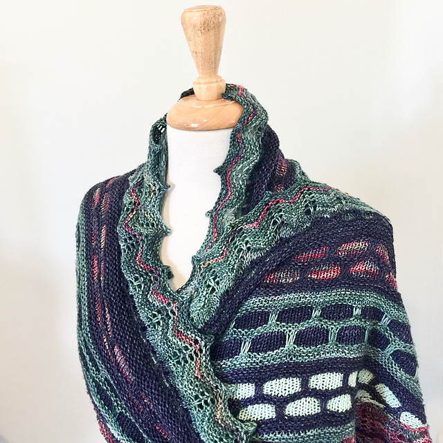Brick Wall Shawl