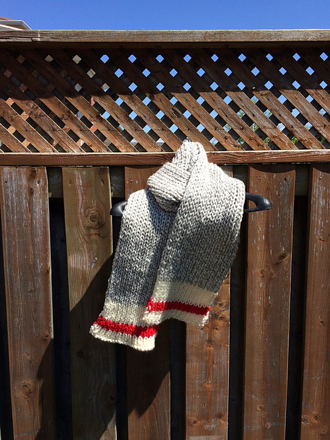 Sock Monkey Scarf