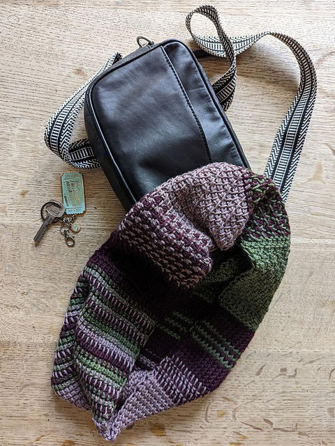 Tunisian Sampler Cowl